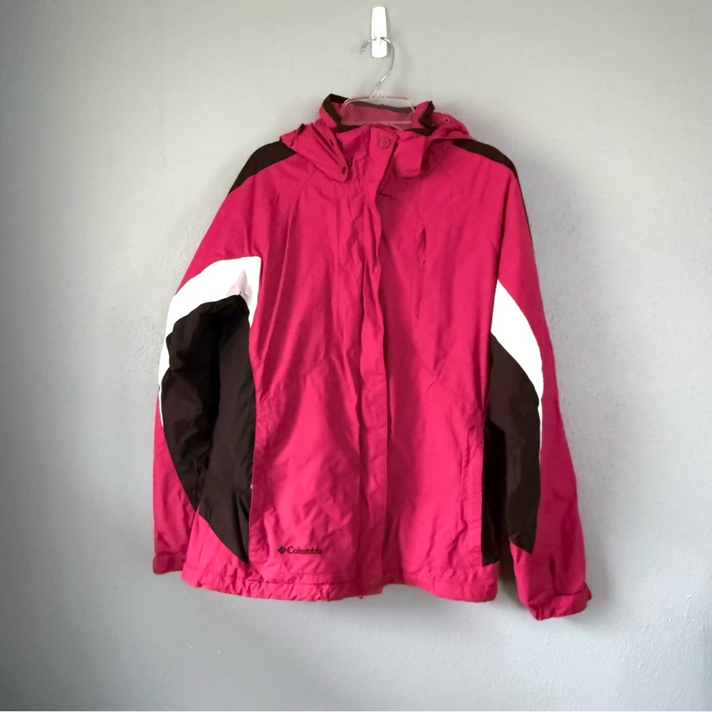 Columbia Women’s M Lined Zip Hooded Water Resistant Lined Heavy SNOW Jacket